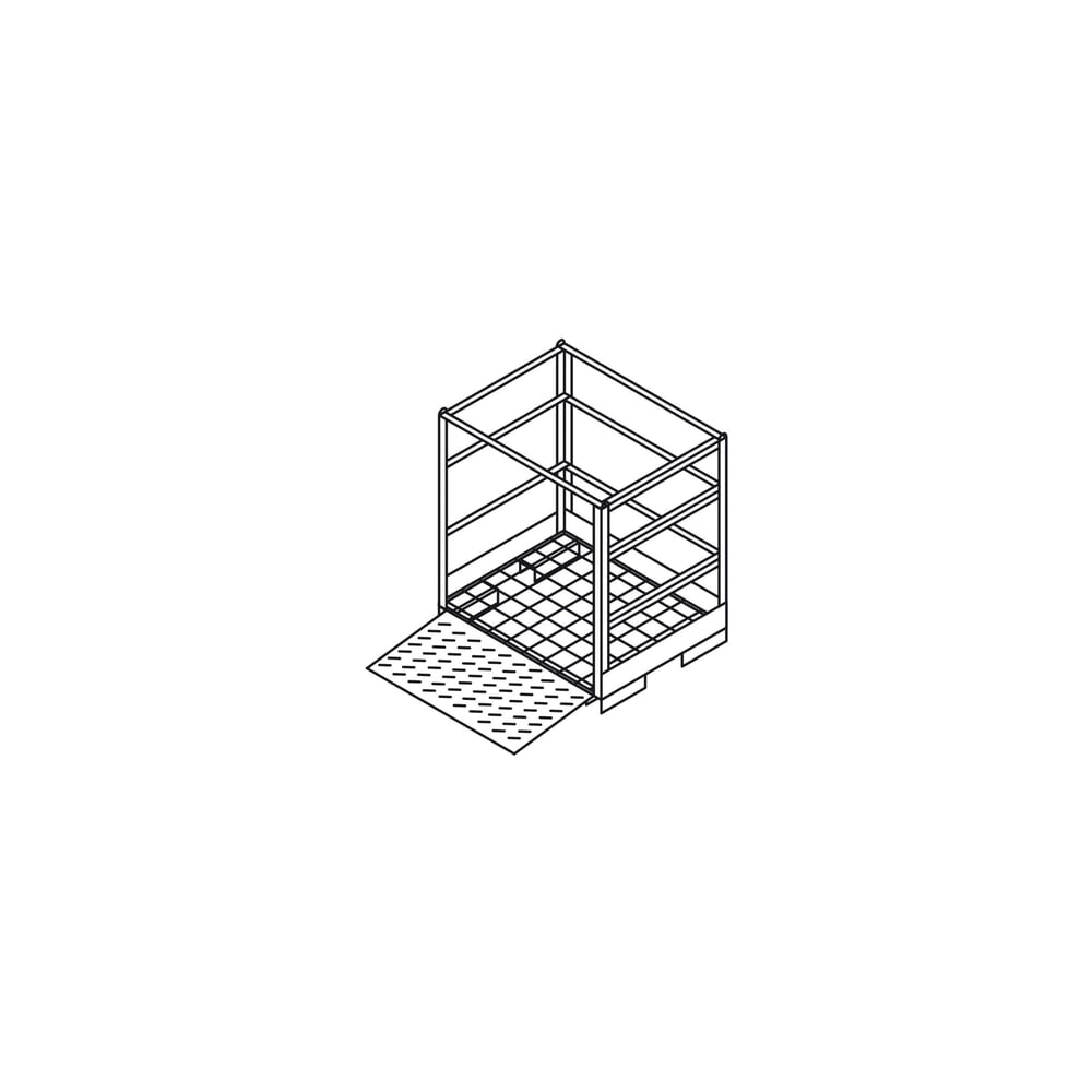 Produktabbildung Nr. 2: SAFE Tank Gasflaschenpalette GFP 12, für 12 Gasflaschen je 50 L