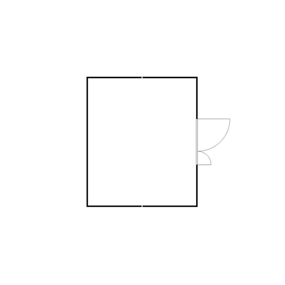 Produktabbildung Nr. 2: SAFE Tank Gefahrstoffcontainer Kombination 4000 PLG, verzinkt, vormontiert, Masse aussen 5080x4340x2300 mm, Doppelflügeltür (asymmetrische Teilung), mittig in der langen Seite, Lagerfläche 21 m²