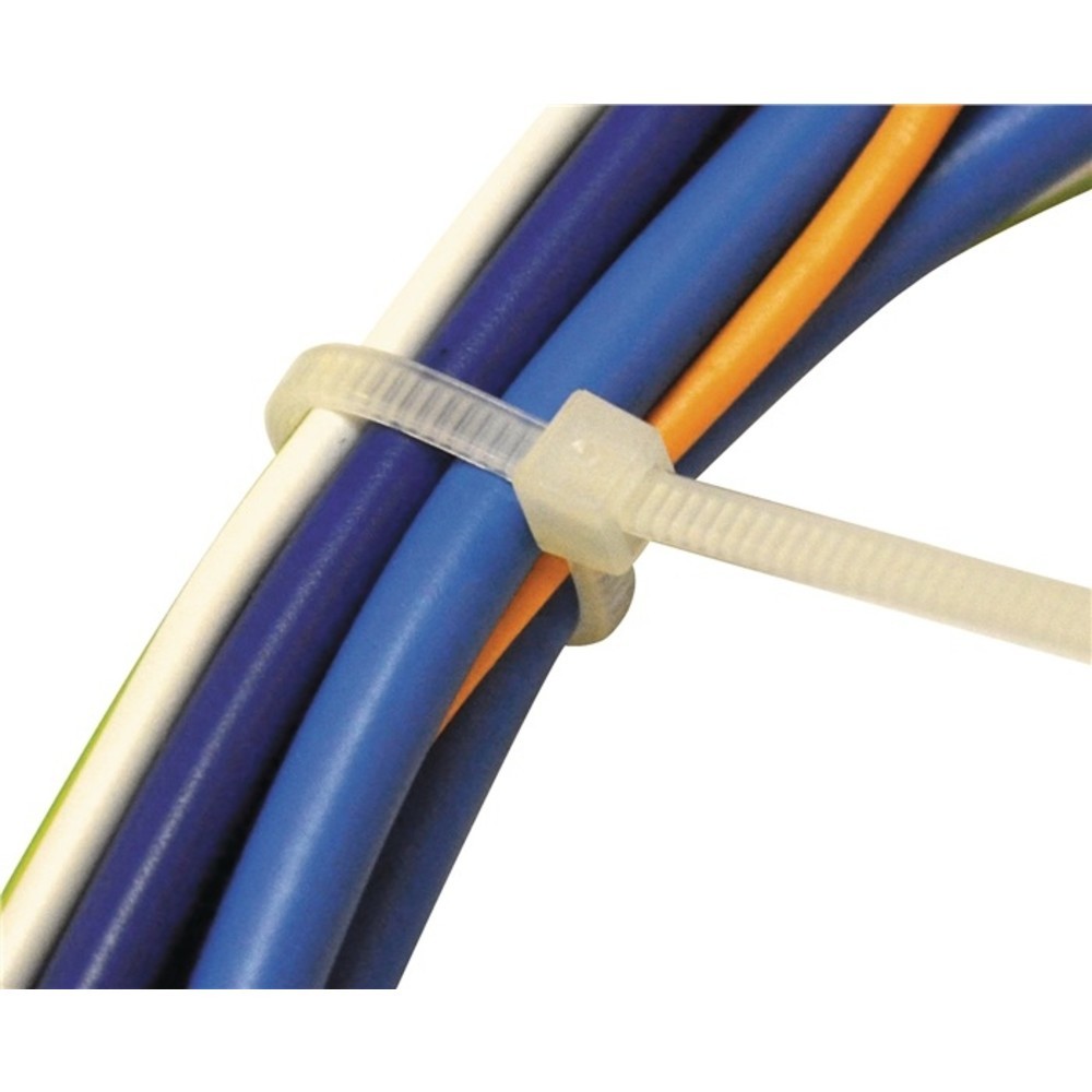 Produktabbildung Nr. 3: Kabelbinder L.100mm B.2,5mm PA natur n.UV-beständig 100St./Btl.SAPI SELCO