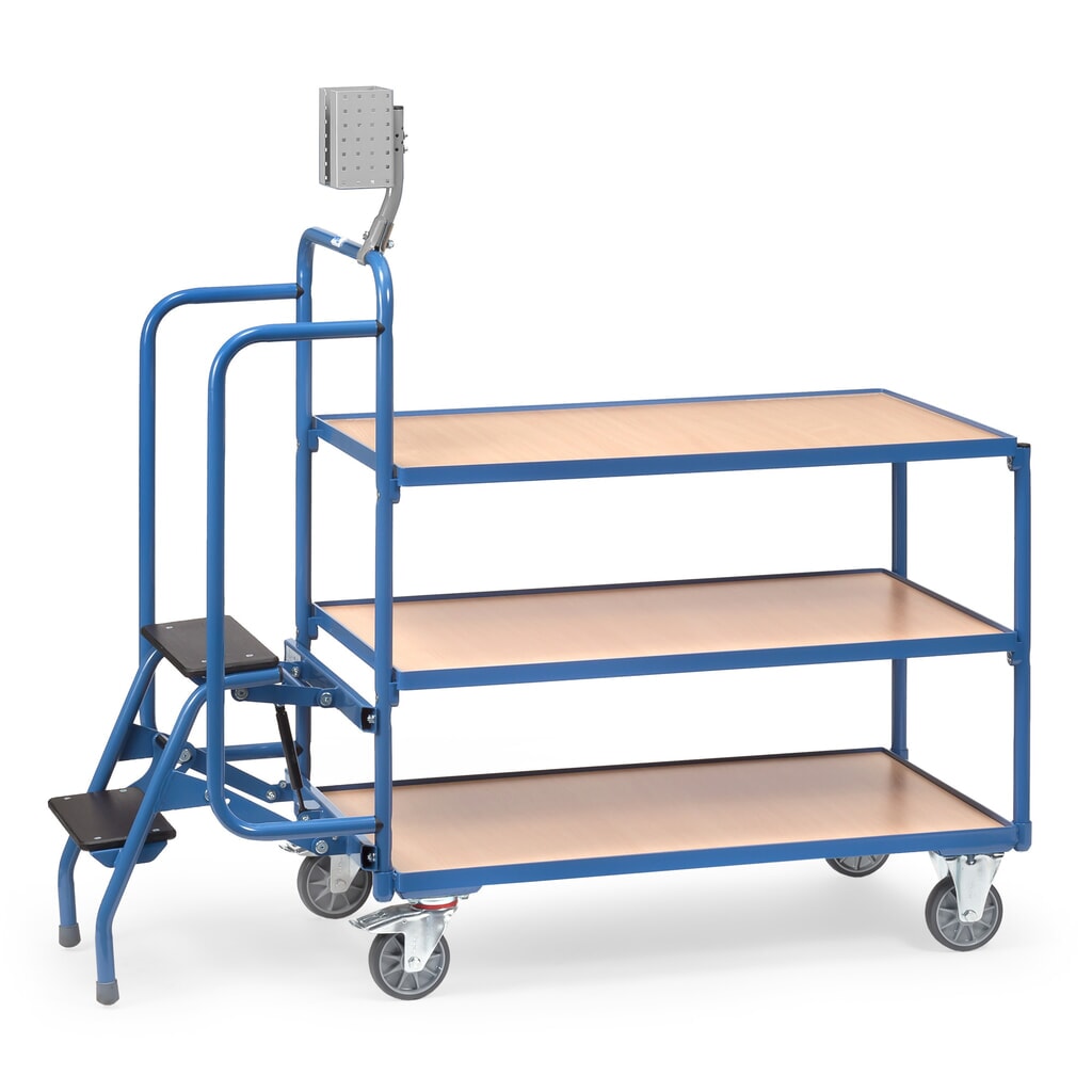 Scannerhalter für fetra® Kommissionierwagen, HxBxT 150 x 120 x 87 mm Produktabbildung Nr. 5: Scannerhalter für fetra® Kommissionierwagen, HxBxT 150 x 120 x 87 mm