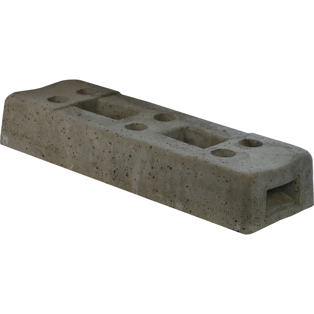 Produktabbildung: Schake Bauzaunfuss, Beton, 6 Löcher, 36 kg