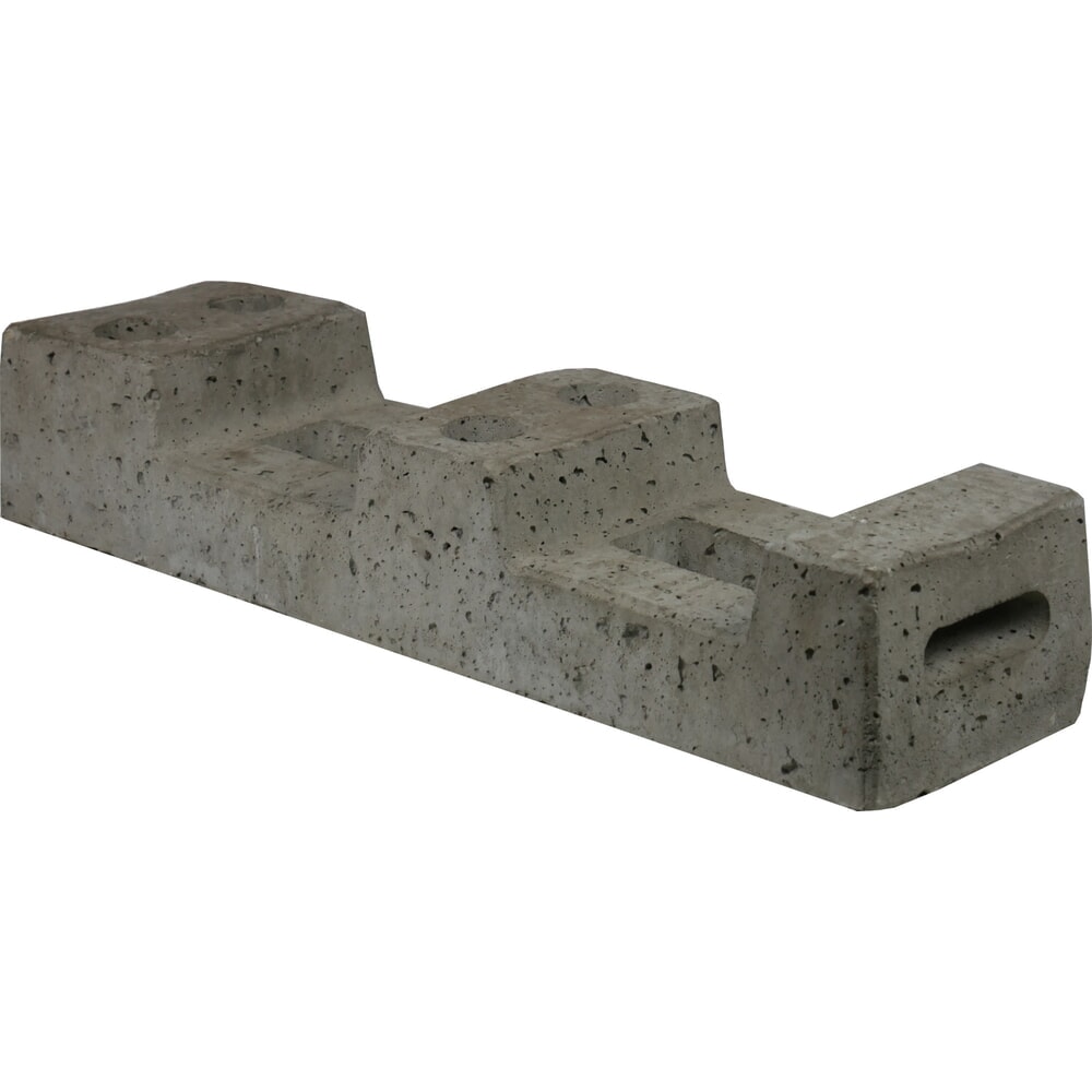 Produktabbildung: Schake Bauzaunfuss, Beton, 4 Löcher, 25 kg