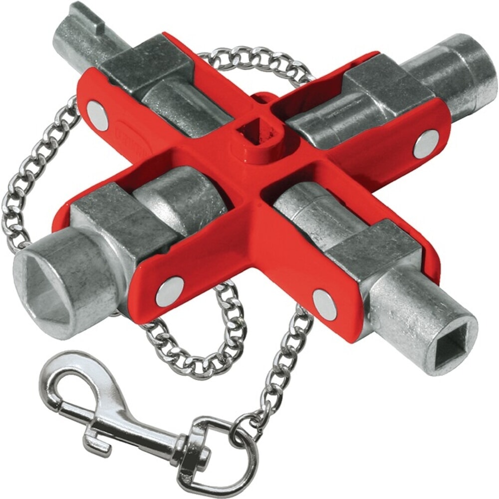 Produktabbildung: Schaltschrankschlüssel SuBMaster 9 in 1 9 Funktionen m.Karab.h.an Kette