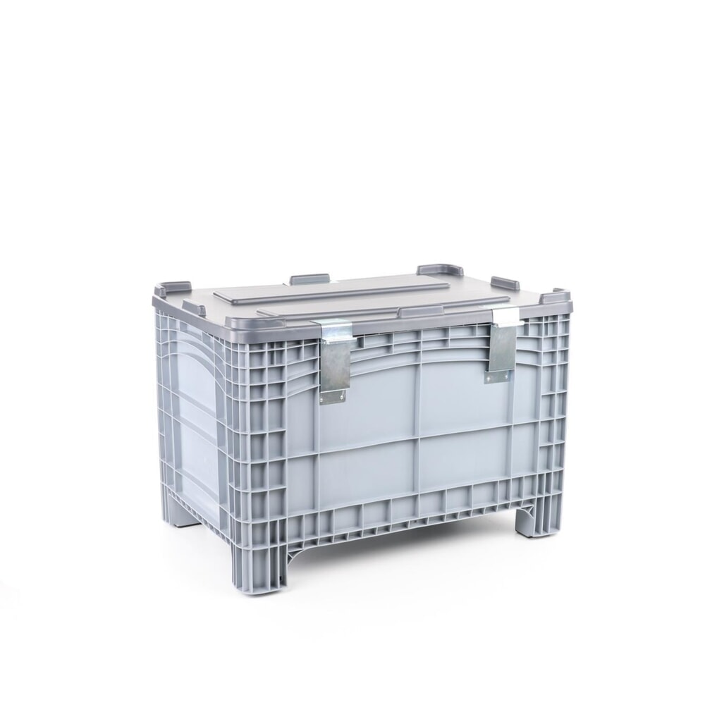 Produktabbildung Nr. 3: Scharnierdeckel für Grossbehälter, durchbrochen, 1200x800 mm, abschliessbar