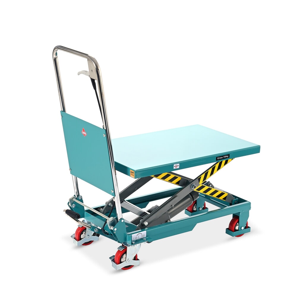 Produktabbildung Nr. 15: Scheren-Hubtischwagen Ameise® LTT 0.15 mit Einfach-Schere, klappbarer Bügel, Tragkraft 150 kg, Plattform à 700 x 450 mm