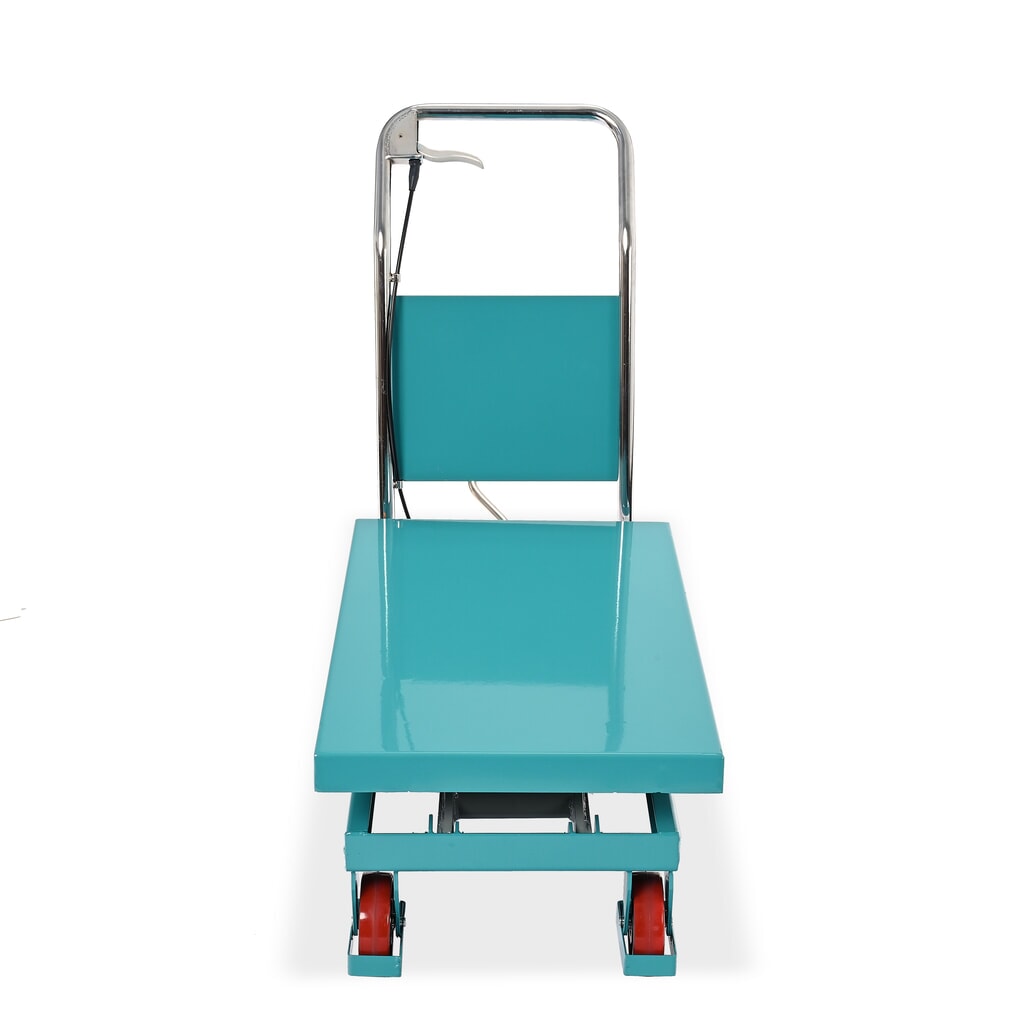 Scheren-Hubtischwagen Ameise® LTT 0.5 mit Einfach-Schere, fester Bügel, Tragkraft 500 kg, Plattform à 850 x 500 mm Produktabbildung Nr. 3: Scheren-Hubtischwagen Ameise® LTT 0.5 mit Einfach-Schere, fester Bügel, Tragkraft 500 kg, Plattform à 850 x 500 mm