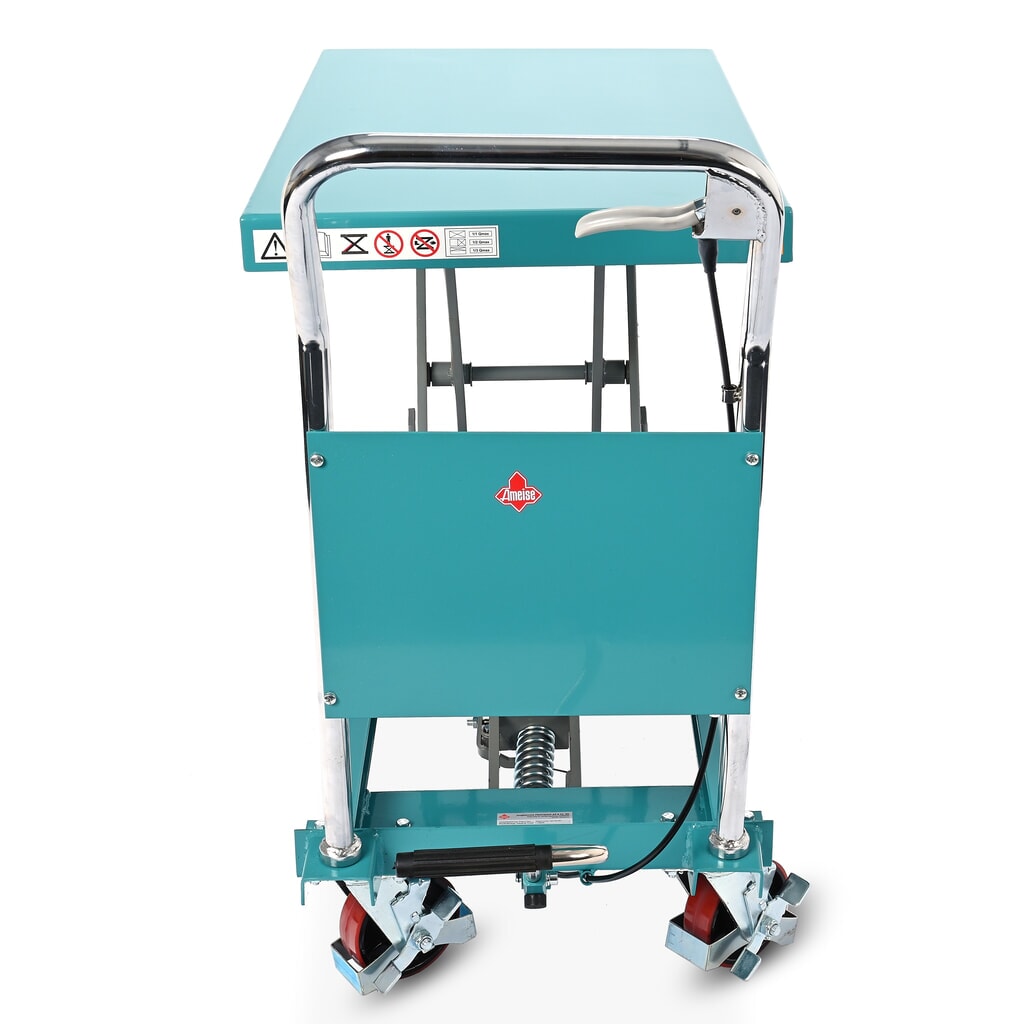 Scheren-Hubtischwagen Ameise® LTT 0.5 mit Einfach-Schere, fester Bügel, Tragkraft 500 kg, Plattform à 850 x 500 mm Produktabbildung Nr. 5: Scheren-Hubtischwagen Ameise® LTT 0.5 mit Einfach-Schere, fester Bügel, Tragkraft 500 kg, Plattform à 850 x 500 mm