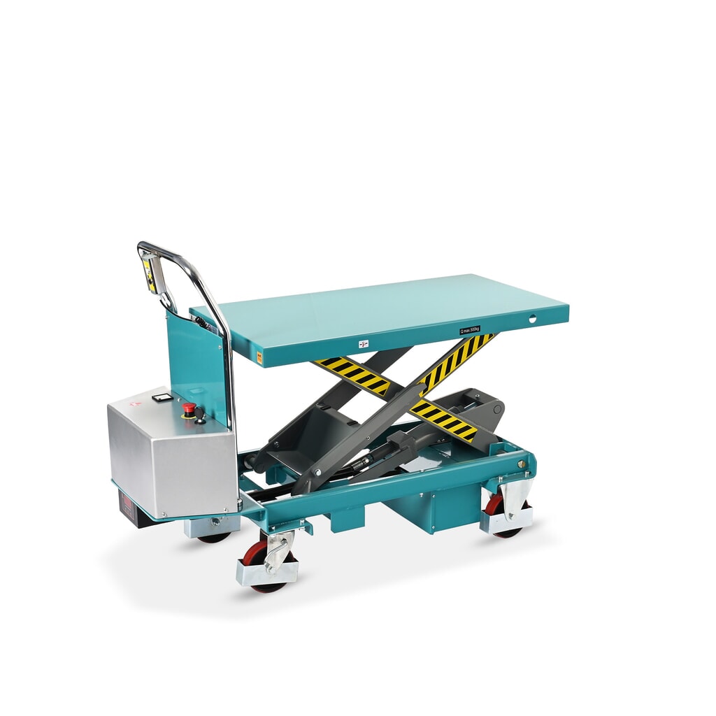 Scheren-Hubtischwagen Ameise® LTT 0.5 mit Einfach-Schere, elektrisch, Tragkraft 500 kg, Plattform à 1.010 x 520 mm Produktabbildung Nr. 8: Scheren-Hubtischwagen Ameise® LTT 0.5 mit Einfach-Schere, elektrisch, Tragkraft 500 kg, Plattform à 1.010 x 520 mm