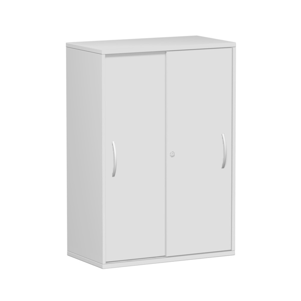 Produktabbildung: Schiebetürschrank Lissabon, 3 OH, lichtgrau
