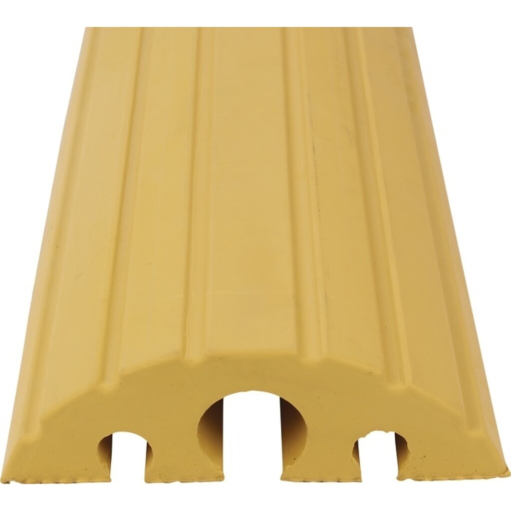 Produktabbildung: Schlauch- und Kabelbrücke, Vollgummi gelb, L1200xB210xH65mm