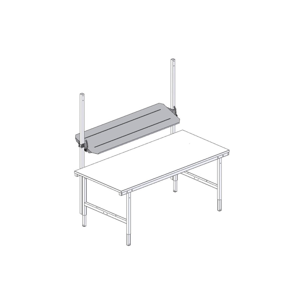 Produktabbildung Nr. 2: Schrägablage für Rocholz Packtisch, neigbar, BxT 1.630 x 450 mm