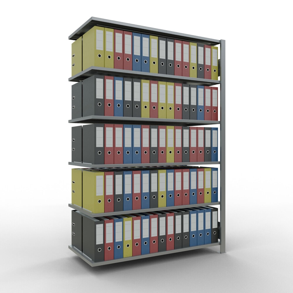 Produktabbildung Nr. 2: SCHULTE Aktenregal AF, doppelseitig, FL 150 kg, HxBxT 2.000 x 1.300 x 600 mm