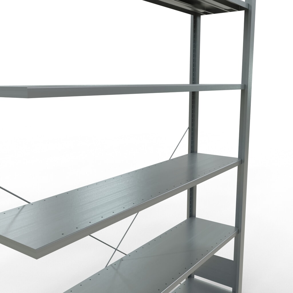 SCHULTE Aktenregal AF, einseitig, ohne Endanschläge, FL 85 kg, HxBxT 2.000 x 1.300 x 300 mm Produktabbildung Nr. 4: SCHULTE Aktenregal AF, einseitig, ohne Endanschläge, FL 85 kg, HxBxT 2.000 x 1.300 x 300 mm
