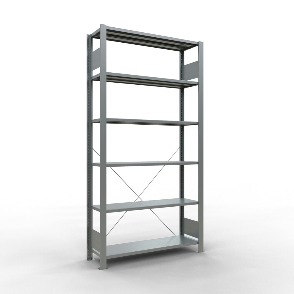 Produktabbildung: SCHULTE Aktenregal GF, einseitig, FL 85 kg, HxBxT 2.000 x 1.000 x 300 mm