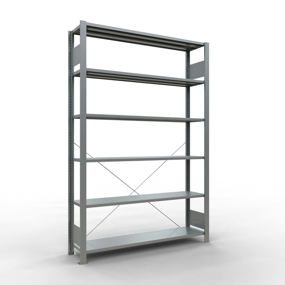 Produktabbildung: SCHULTE Aktenregal GF, einseitig, FL 85 kg, HxBxT 2.000 x 1.300 x 300 mm