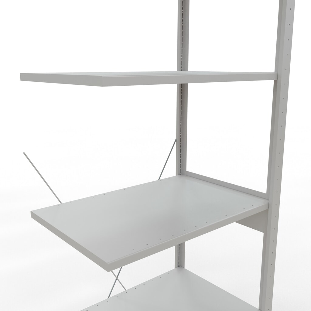 Produktabbildung Nr. 5: SCHULTE Fachbodenregal, AF, FL 150 kg, lichtgrau, HxBxT 2.500 x 750 x 500 mm