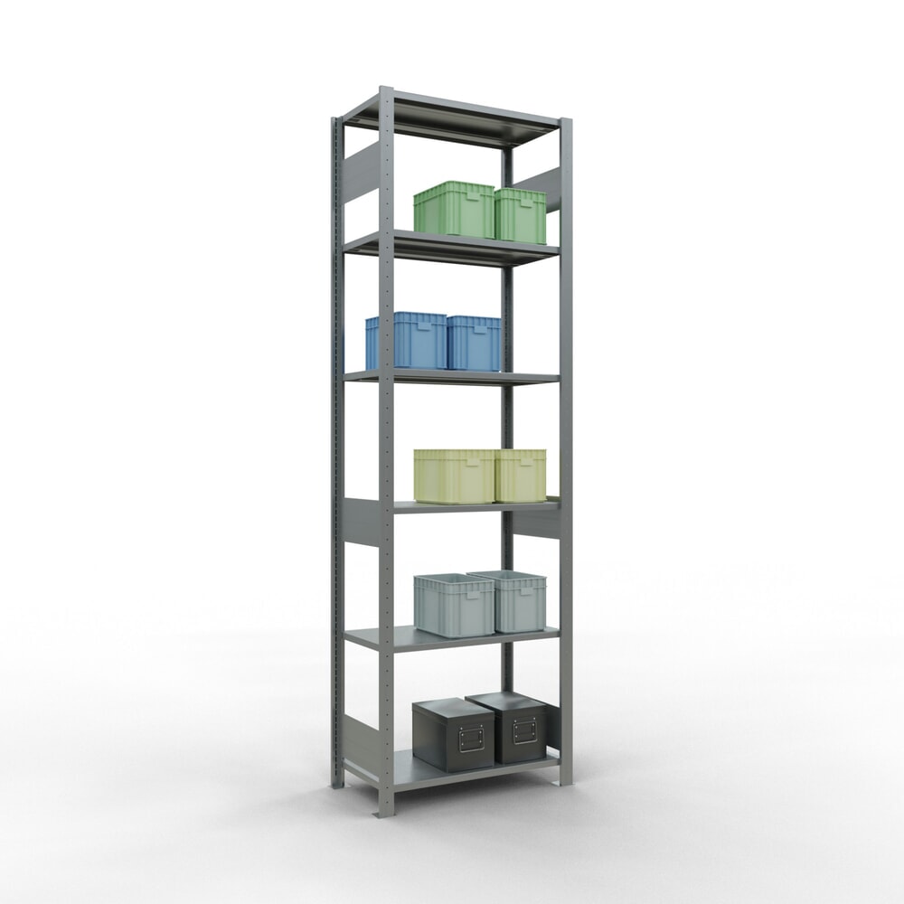 Produktabbildung Nr. 2: SCHULTE Fachbodenregal verzinkt, Fachlast 150 kg, HxBxT 2.500 x 810 x 436 mm