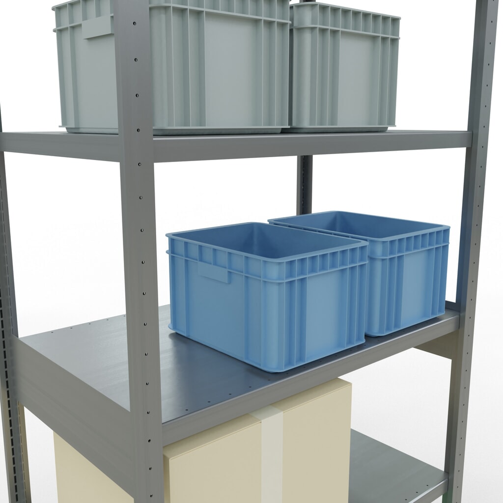 Produktabbildung Nr. 4: SCHULTE Fachbodenregal verzinkt, Fachlast 330 kg, HxBxT 2.500 x 1.060 x 636 mm
