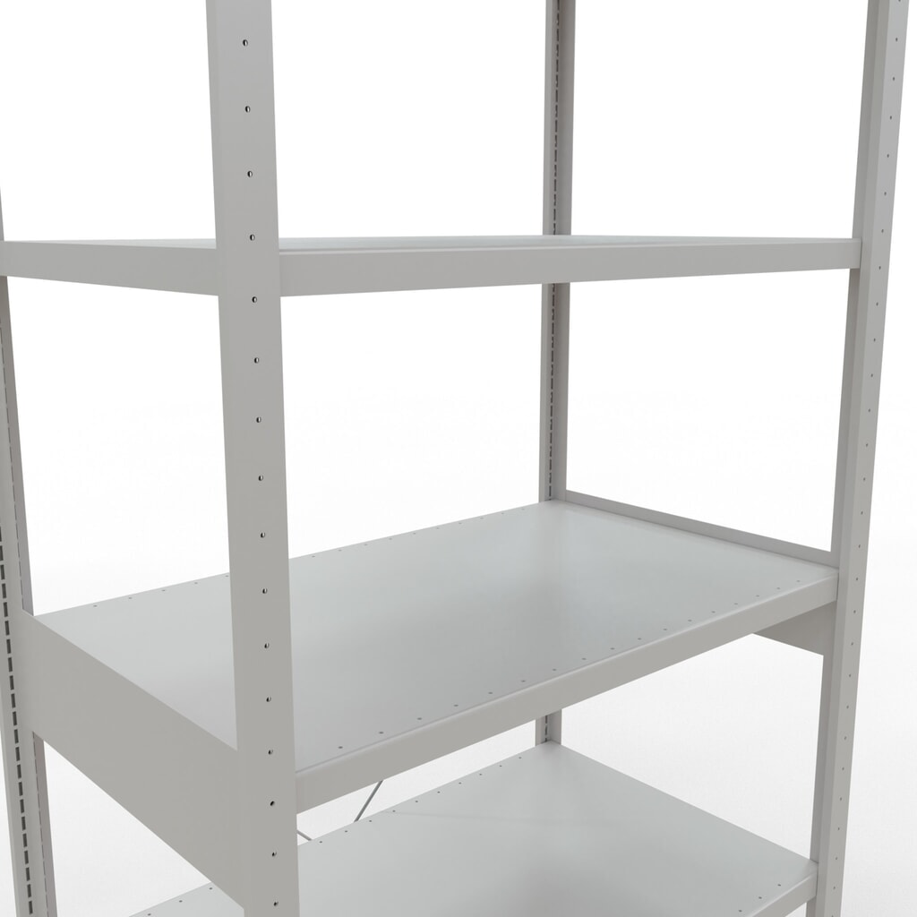 Produktabbildung Nr. 5: SCHULTE Fachbodenregal lichtgrau, Fachlast 330 kg, HxBxT 2.500 x 1.060 x 636 mm