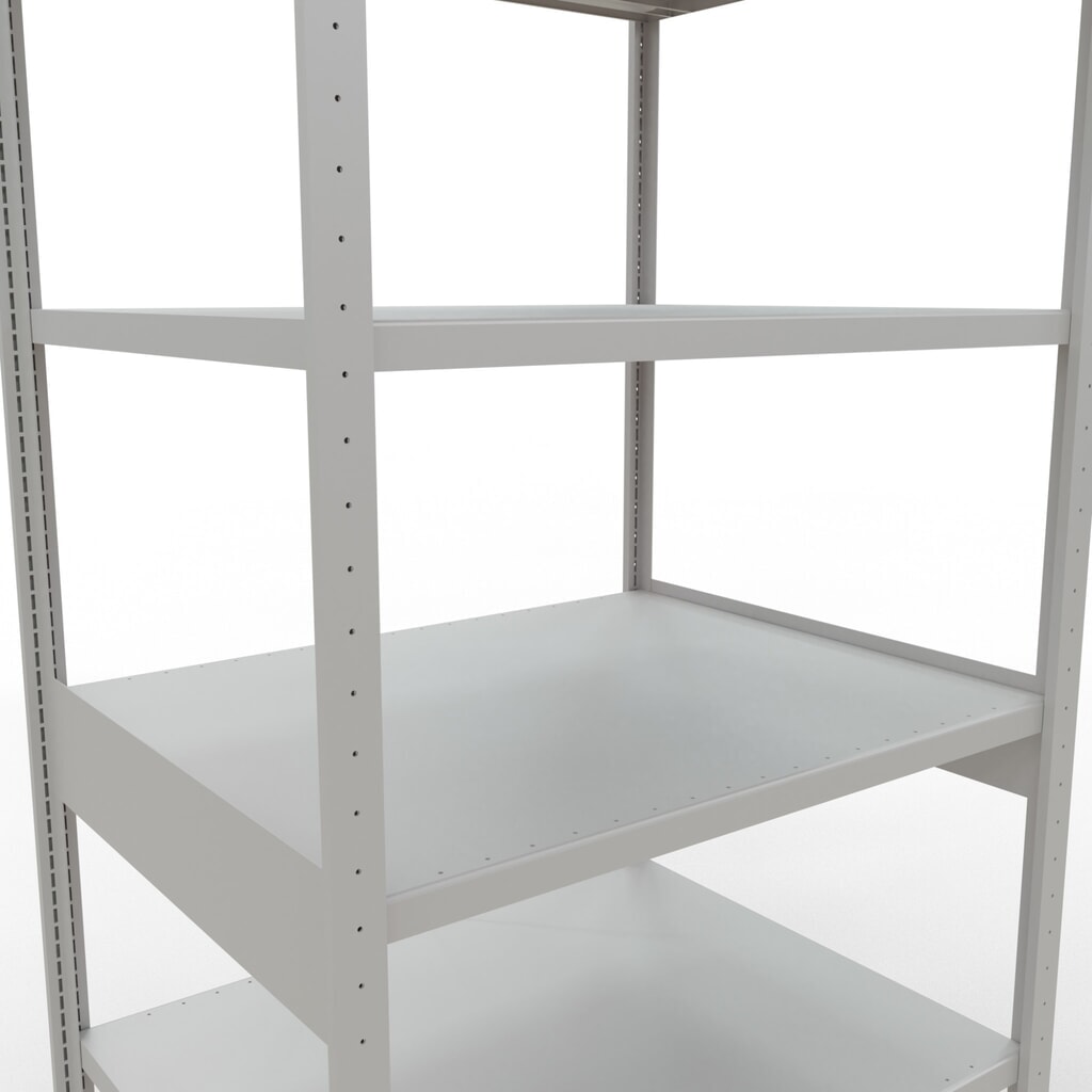 Produktabbildung Nr. 5: SCHULTE Fachbodenregal lichtgrau, Fachlast 330 kg, HxBxT 2.500 x 1.060 x 836 mm