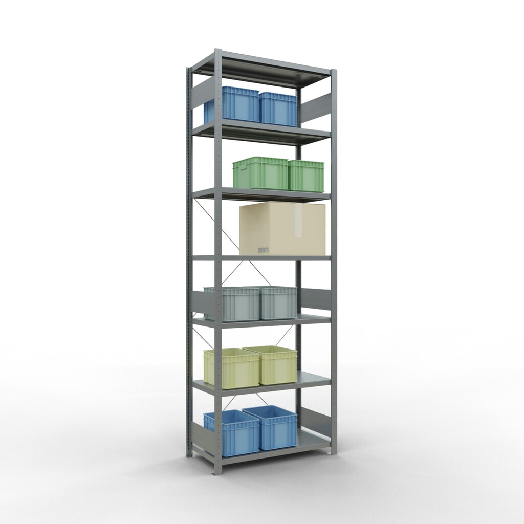 Produktabbildung Nr. 3: SCHULTE Fachbodenregal verzinkt, Fachlast 330 kg, HxBxT 3.000 x 1.060 x 536 mm