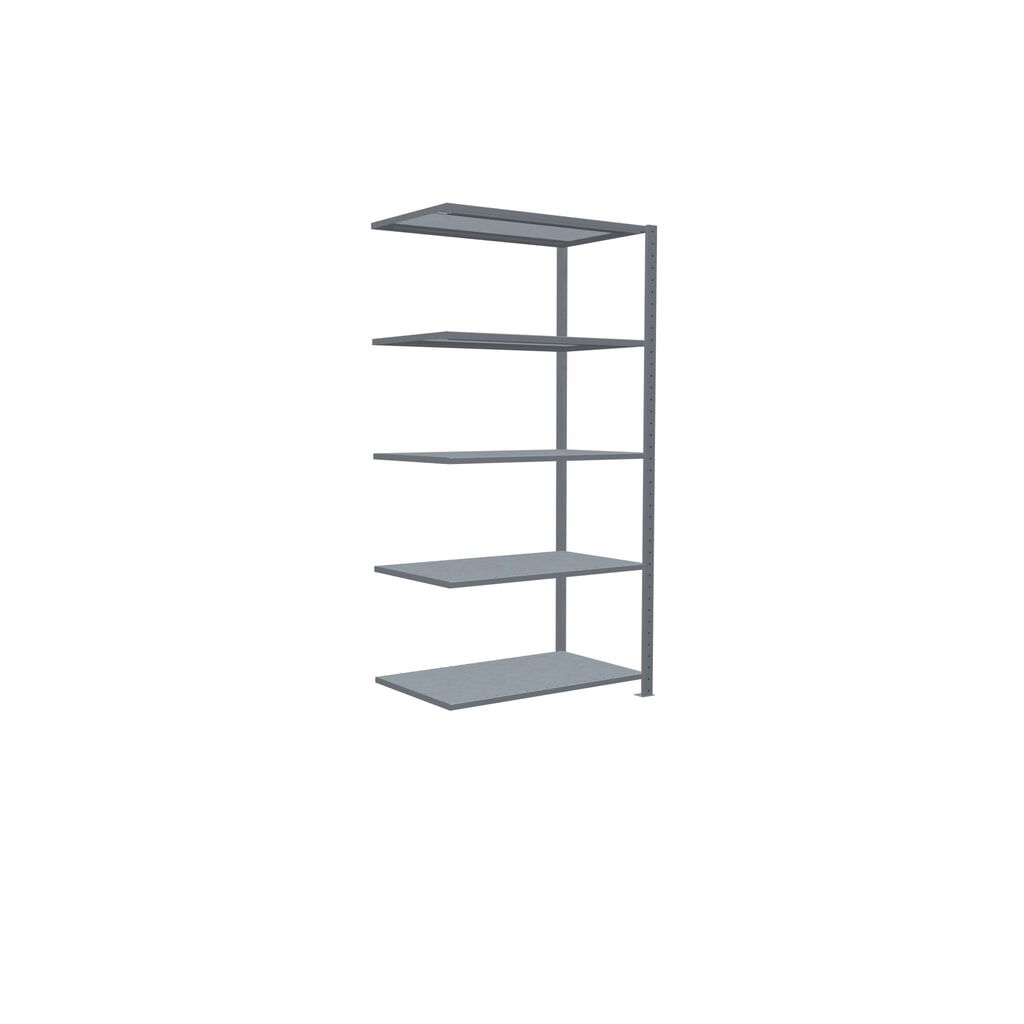 SCHULTE Fachbodenregal Steckmontage, AF, FL 330 kg, verzinkt, HxBxT 2.000 x 1.000 x 600 mm Produktabbildung Nr. 2: SCHULTE Fachbodenregal Steckmontage, AF, FL 330 kg, verzinkt, HxBxT 2.000 x 1.000 x 600 mm