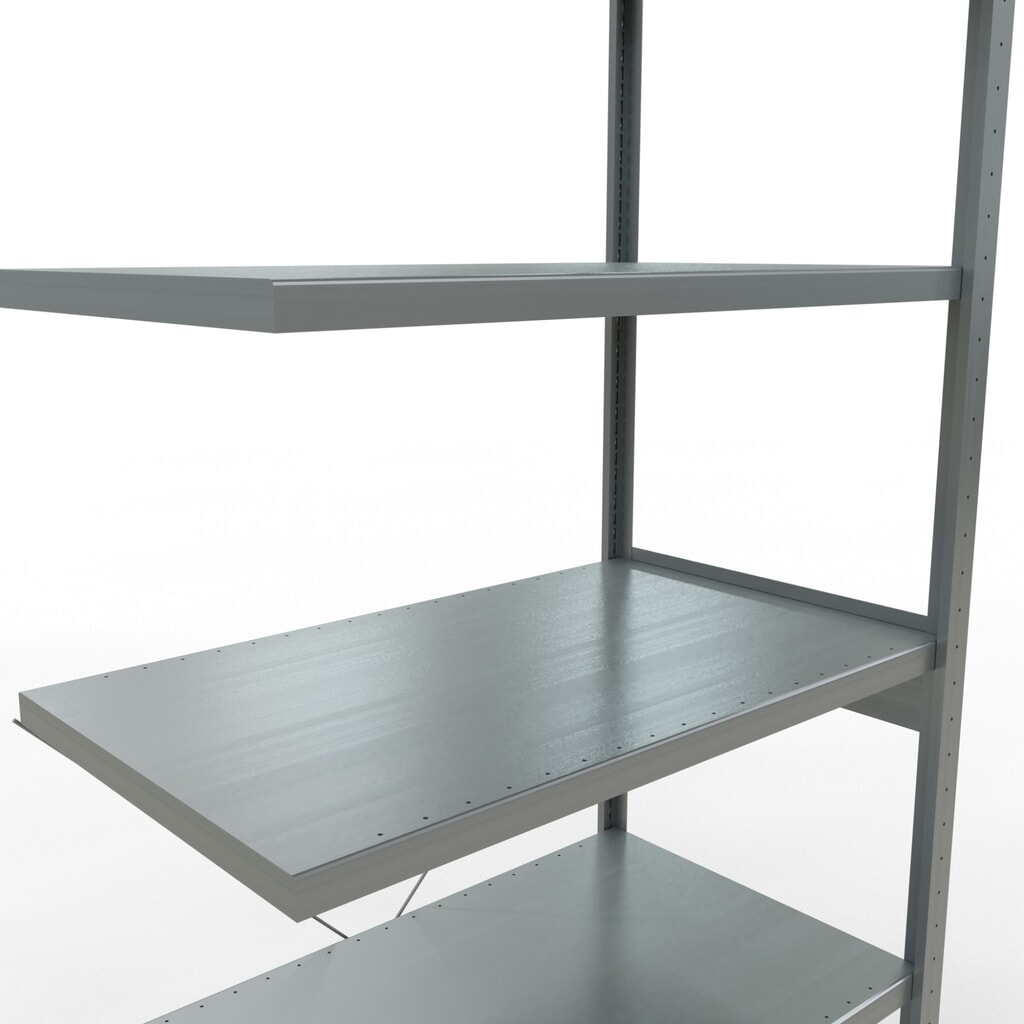 Produktabbildung Nr. 5: SCHULTE Fachbodenregal Steckmontage, AF, FL 330 kg, verzinkt, HxBxT 2.500 x 1.000 x 600 mm