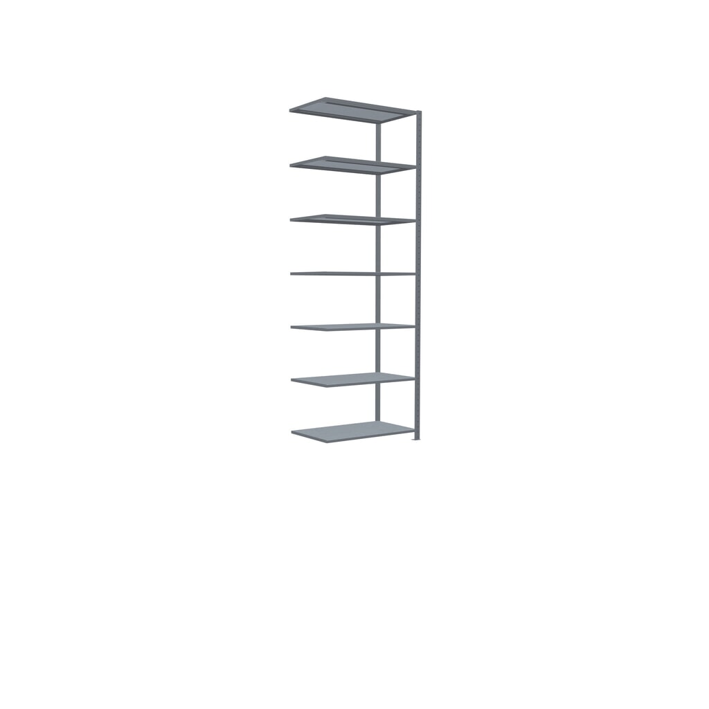 SCHULTE Fachbodenregal Steckmontage, AF, FL 330 kg, verzinkt, HxBxT 3.000 x 1.000 x 600 mm Produktabbildung Nr. 2: SCHULTE Fachbodenregal Steckmontage, AF, FL 330 kg, verzinkt, HxBxT 3.000 x 1.000 x 600 mm