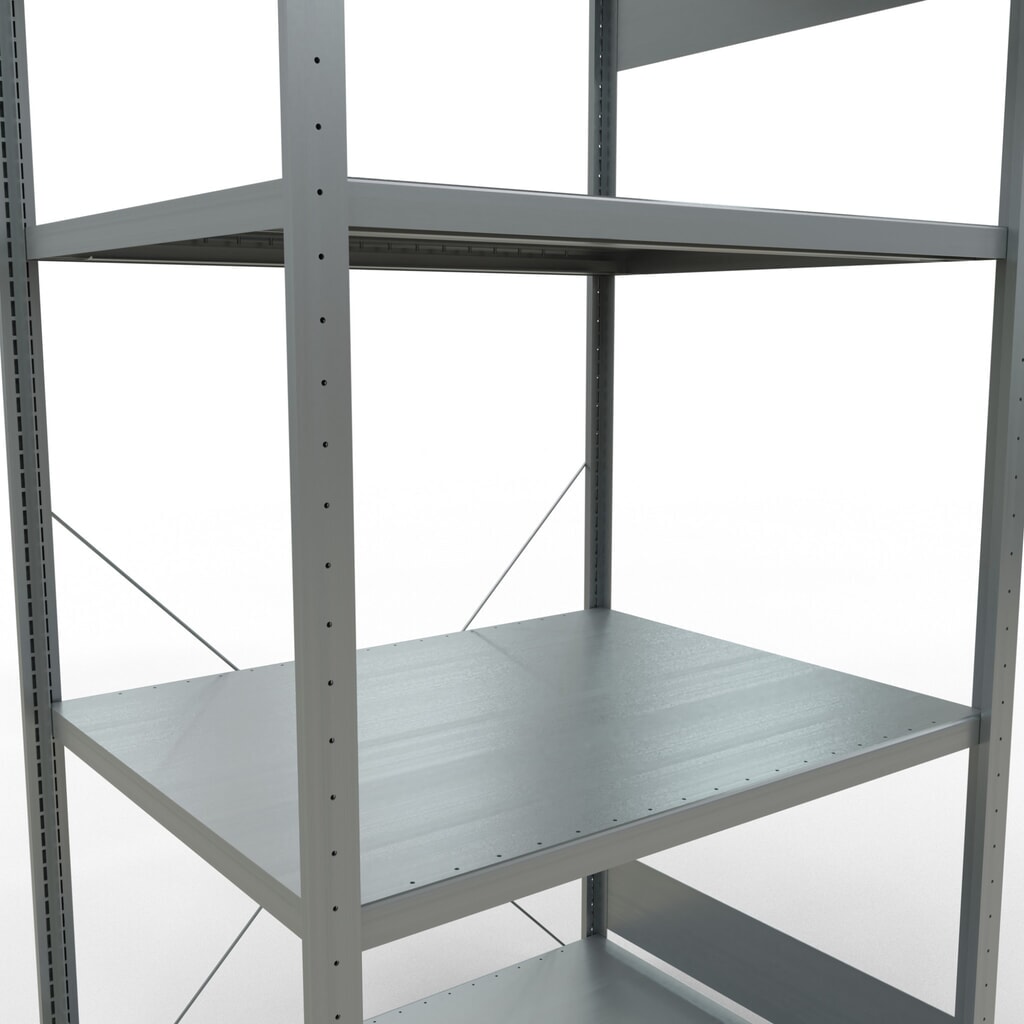 Produktabbildung Nr. 5: SCHULTE Fachbodenregal verzinkt mit 5 Stahlblechböden, Fachlast 330 kg, HxBxT 2.000 x 1.060 x 836 mm