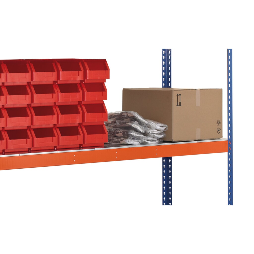SCHULTE Weitspannregal, mit Stahlpaneelen, GF, HxBxT 3.048 x 1.536 x 469 mm Produktabbildung Nr. 2: SCHULTE Weitspannregal, mit Stahlpaneelen, GF, HxBxT 3.048 x 1.536 x 469 mm