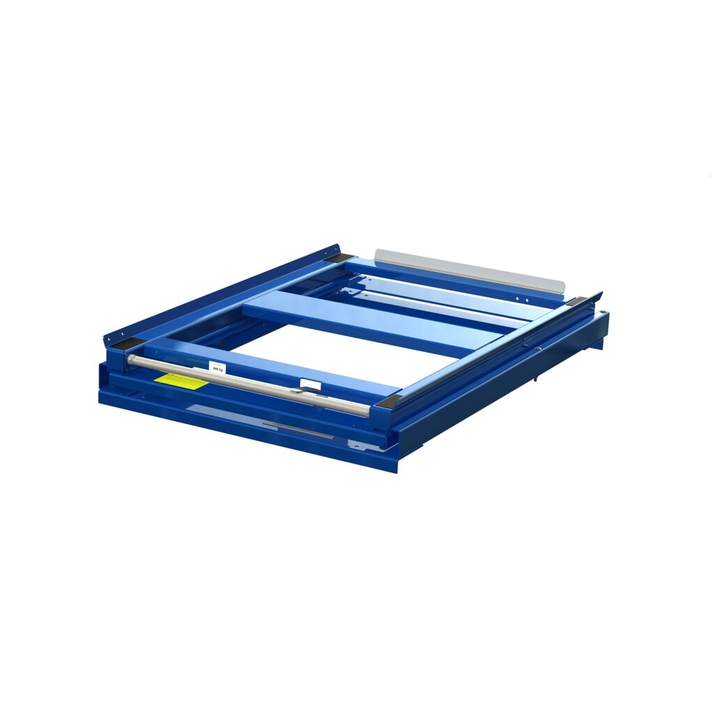 Schwerlast-Palettenauszug, Tragkraft 600 kg, 100 % Auszugstiefe Produktabbildung: Schwerlast-Palettenauszug, Tragkraft 600 kg, 100 % Auszugstiefe