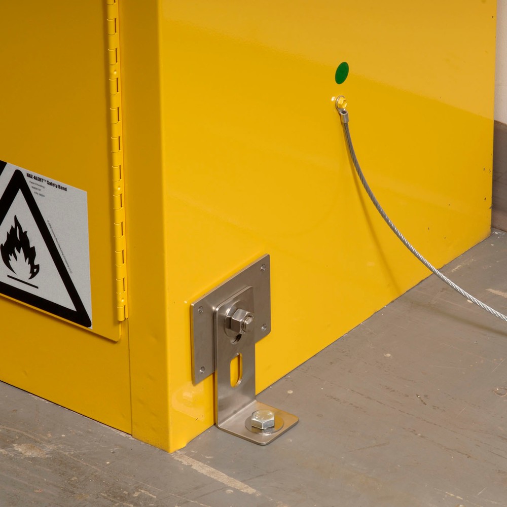 Produktabbildung: Seismisches Halterungs-Set für Justrite® Sicherheitsschränke