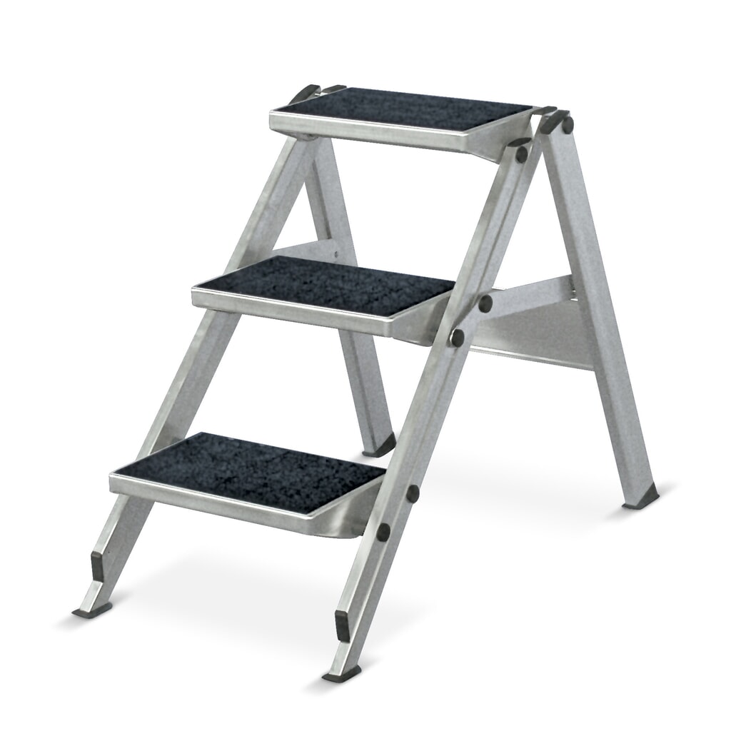 HYMER Sicherheits-Klapptreppe, Standhöhe 0,45 m Produktabbildung: HYMER Sicherheits-Klapptreppe, Standhöhe 0,45 m