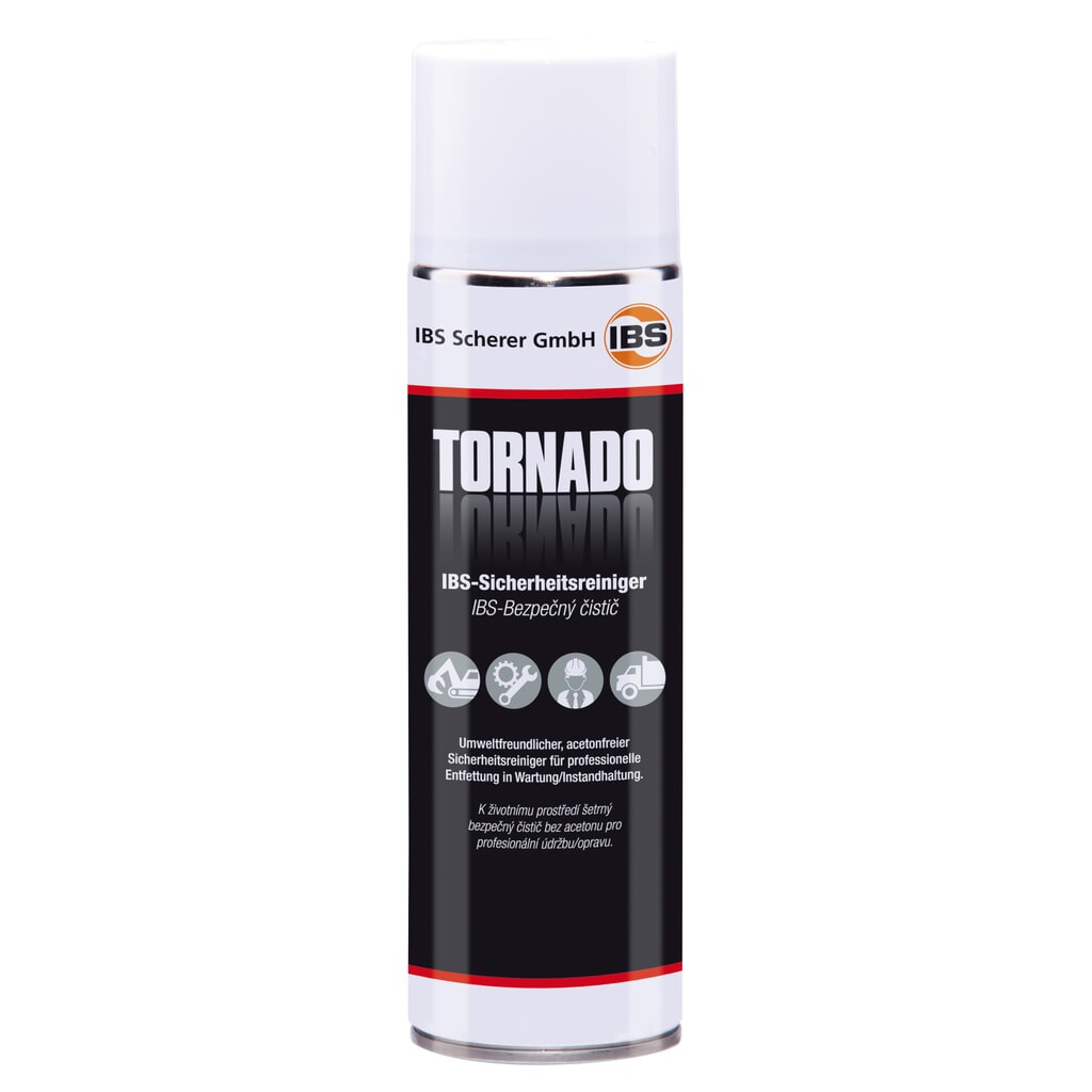 Sicherheitsreiniger Tornado, 12 Dosen à 500 ml Produktabbildung: Sicherheitsreiniger Tornado, 12 Dosen à 500 ml