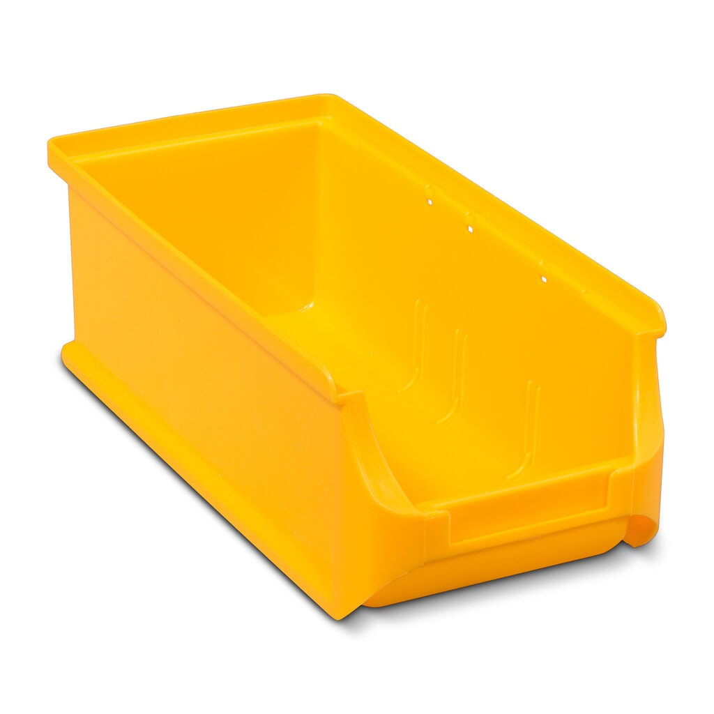 Produktabbildung: Allit Sichtlagerkasten, HxBxT 75 x 102 x 215 mm, gelb