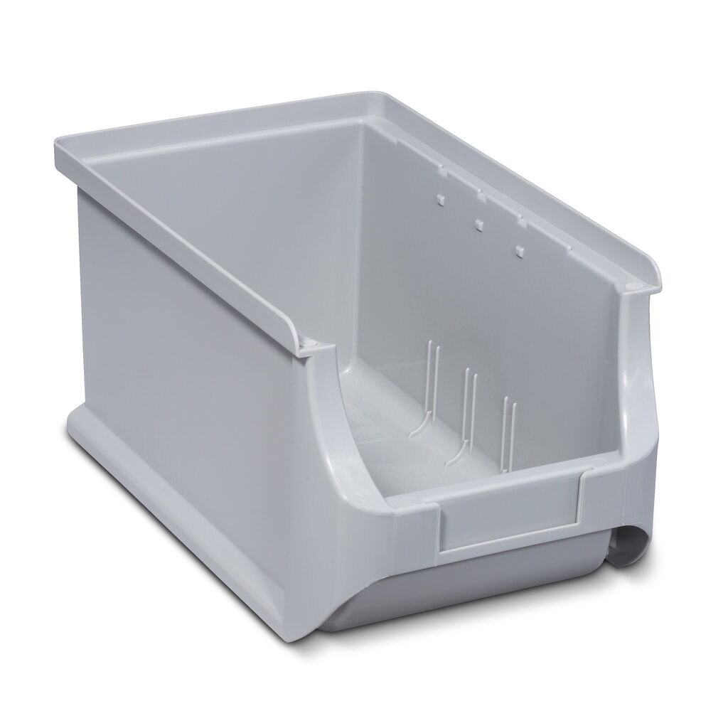 Produktabbildung: Allit Sichtlagerkasten, HxBxT 125 x 150 x 235 mm, grau