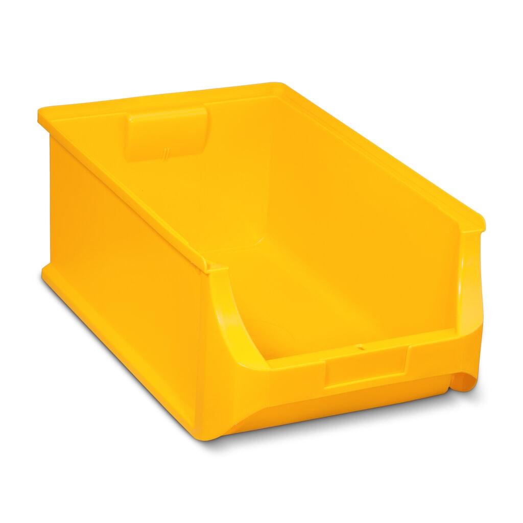 Allit Sichtlagerkasten, HxBxT 200 x 310 x 500 mm, gelb Produktabbildung: Allit Sichtlagerkasten, HxBxT 200 x 310 x 500 mm, gelb