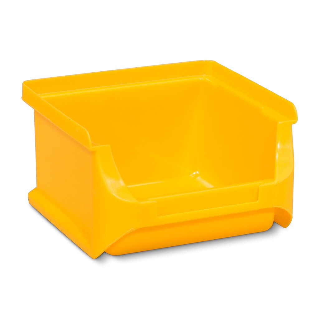 Allit Sichtlagerkasten, HxBxT 60 x 102 x 100 mm, gelb Produktabbildung: Allit Sichtlagerkasten, HxBxT 60 x 102 x 100 mm, gelb