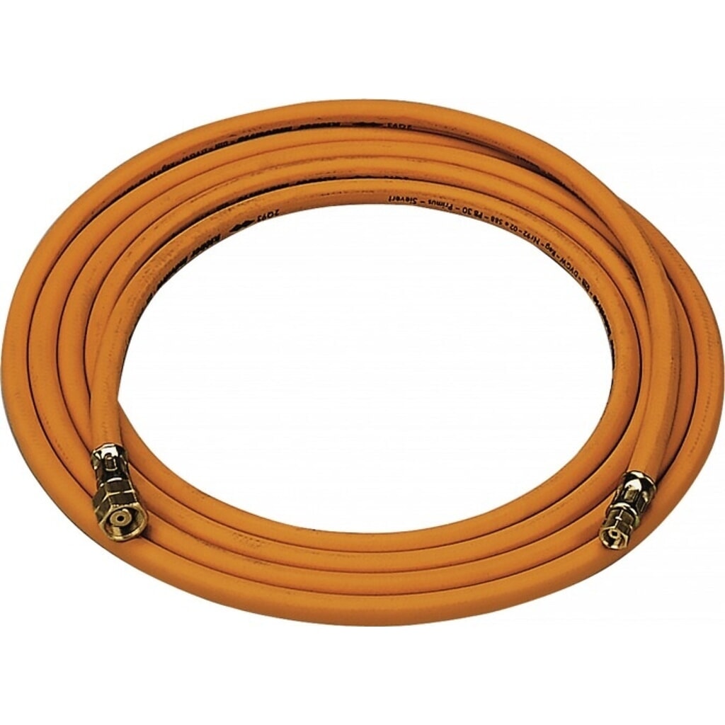 SIEVERT Propangasschlauch, G3/8″ LH x G3/8″ LH Hochdruck, 4x4mm, Länge 2 m Produktabbildung: SIEVERT Propangasschlauch, G3/8″ LH x G3/8″ LH Hochdruck, 4x4mm, Länge 2 m