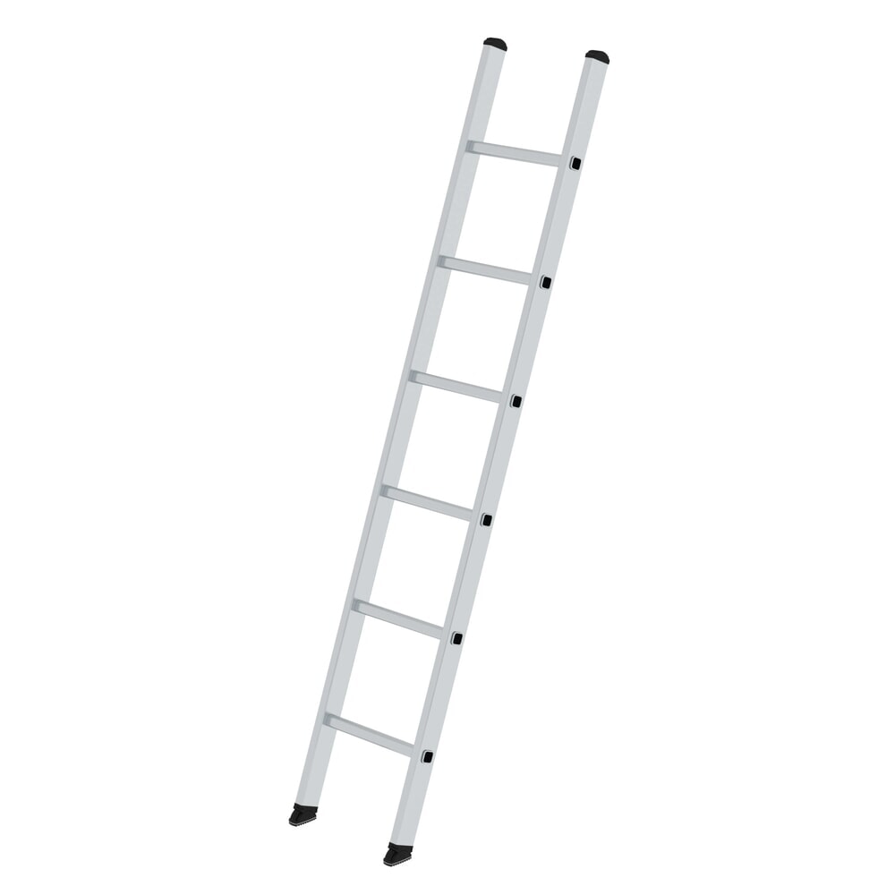 Produktabbildung: Sprossen-Anlegeleiter 350mm breit ohne Traverse 6 Sprossen