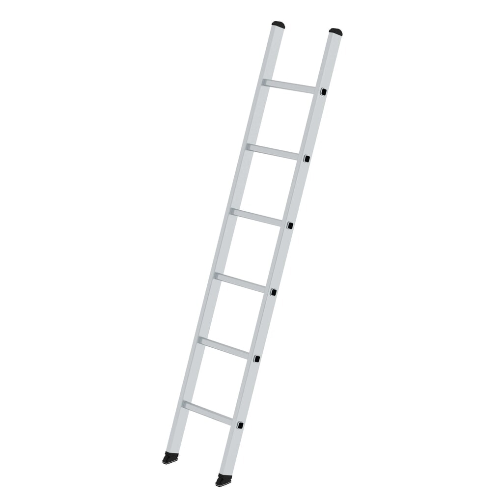 Produktabbildung: Sprossen-Anlegeleiter 350mm breit ohne Traverse 6 Sprossen