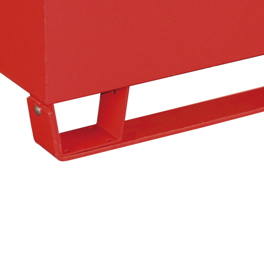 Produktabbildung: Stahlkufen für Bauer® Auffangwanne Modul MAW, feuerrot