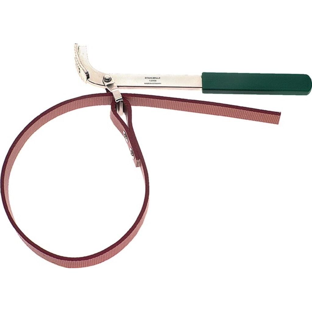 STAHLWILLE Bandschlüssel 12005, Bandbreite 22 mm, Spannbereich Ø 180 mm, Grifflänge 236 mm Produktabbildung: STAHLWILLE Bandschlüssel 12005, Bandbreite 22 mm, Spannbereich Ø 180 mm, Grifflänge 236 mm