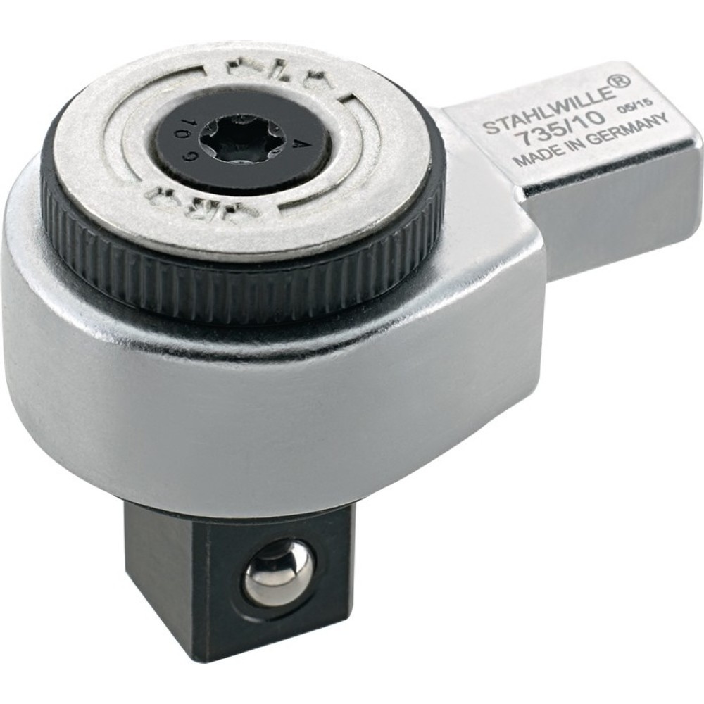 Produktabbildung: STAHLWILLE Einsteckumschaltknarre 735/5 3/8 Zoll 9x12mm CR-A-STA