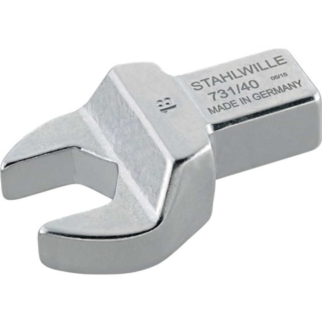Maul-Einsteckwerkzeug 14x18 mm SW 17 L. 58 mm CV STAHLWILLE Produktabbildung: Maul-Einsteckwerkzeug 14x18 mm SW 17 L. 58 mm CV STAHLWILLE