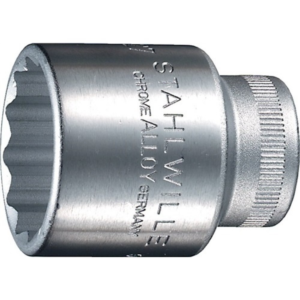 Produktabbildung: Steckschlüsseleinsatz 50 1/2 Zoll 12-kant SW 13mm L.39mm STAHLWILLE