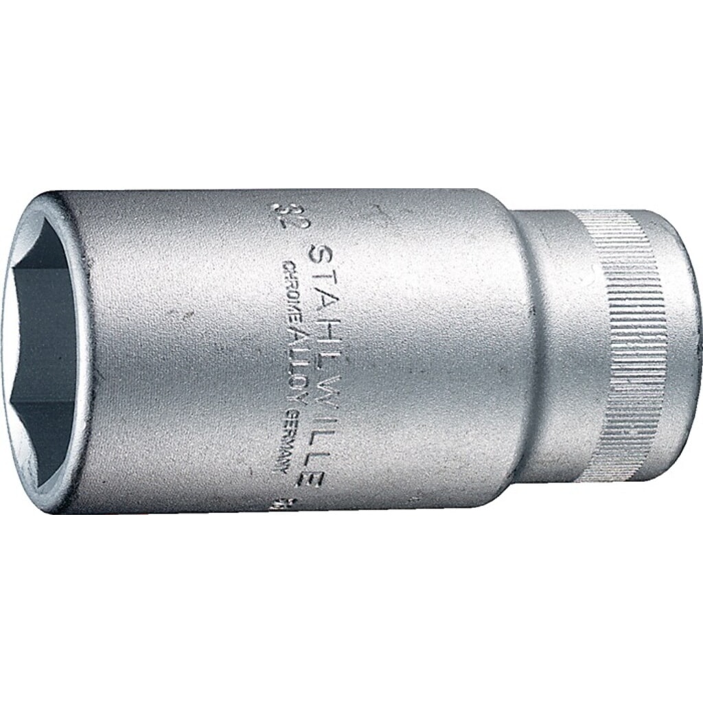STAHLWILLE Steckschlüsseleinsatz 56 3/4 Zoll 6-kant SW 24mm L.90mm Produktabbildung: STAHLWILLE Steckschlüsseleinsatz 56 3/4 Zoll 6-kant SW 24mm L.90mm
