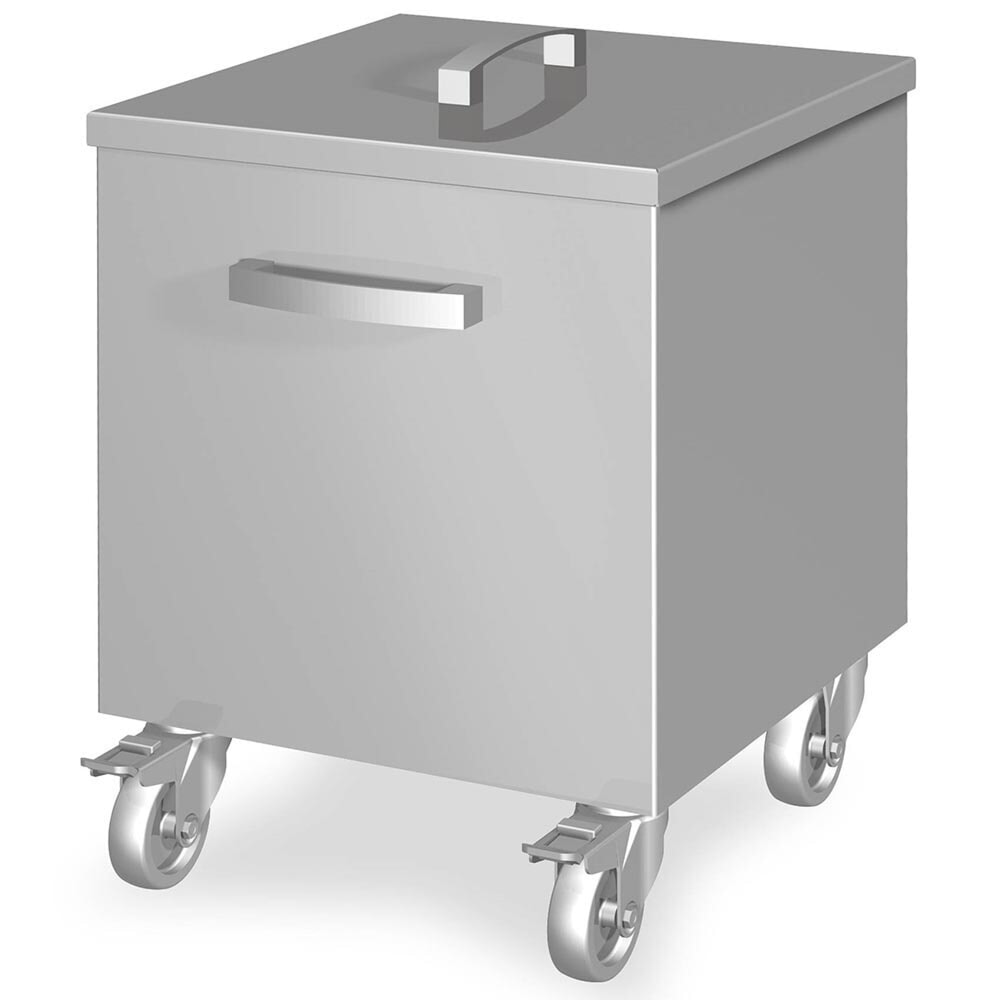 Produktabbildung Nr. 2: Stalgast Abfallbehälter fahrbar, 350x350x500 mm, verschweisst