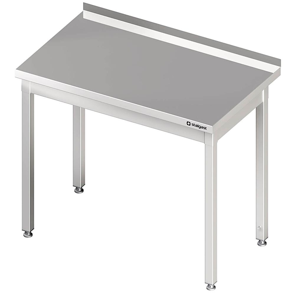 Produktabbildung Nr. 1: Stalgast Arbeitstisch ohne Grundboden, 500x600x850 mm, ohne Verstrebung, mit Aufkantung, verschweisst