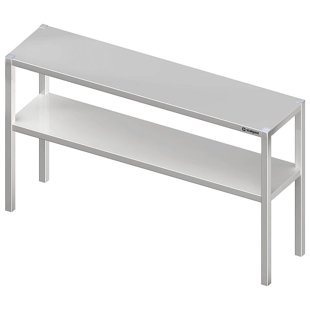 Stalgast Aufsatzbord mit zwei Etagen, 600x300x700 mm, verschweisst Produktabbildung Nr. 4: Stalgast Aufsatzbord mit zwei Etagen, 600x300x700 mm, verschweisst